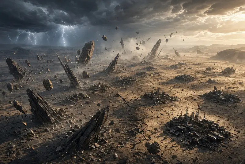 Prison Planet surface wasteland